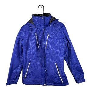 Women’s Coat Size S ZeroXPosure Hooded Blue- Purple Winter Jacket.